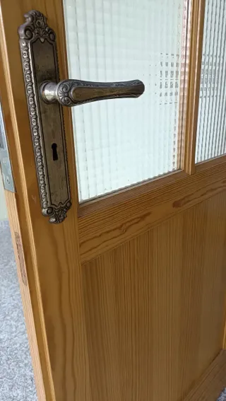 Puerta doble de madera Riga