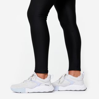 Mallas Leggings Tiro Alto Fitness Mujer 100 Negro