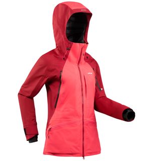 Chaqueta de Esquí y Nieve Mujer Wedze Ski FR900 Burdeos Rosa