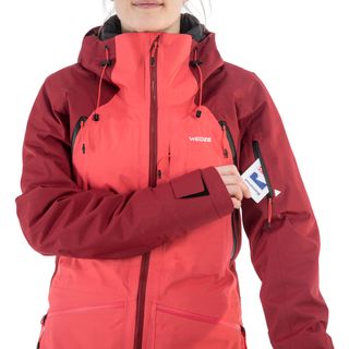 Chaqueta de Esquí y Nieve Mujer Wedze Ski FR900 Burdeos Rosa