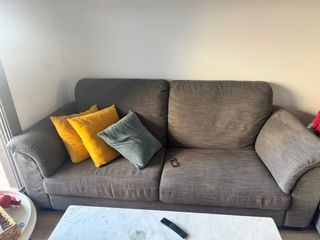 Sofá de 3 plazas gris
