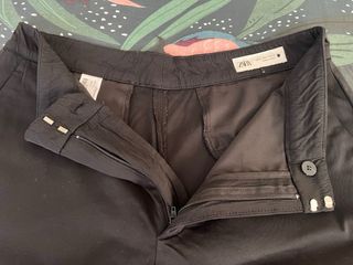 Pantalones Zara vestir negros