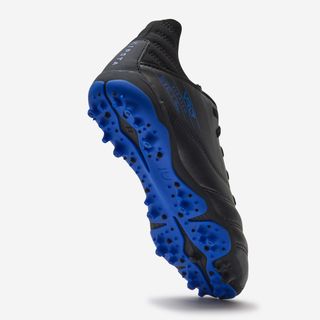 Botas de fútbol VIRALTO II piel MG/AG niño negro