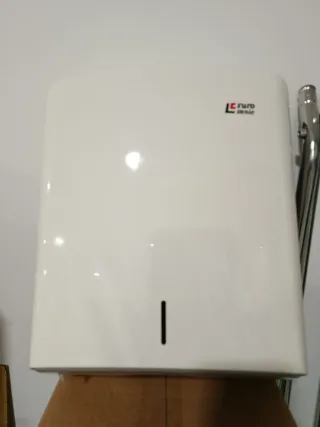 Dispensador toallas de papel Blanco/Gris