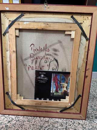 Quadro olio su tela firmato Bersani