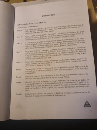 Temari 1 Cos Superior, Part General, Generalita...