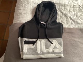Sudadera Fila Negra y Gris