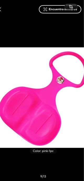 Trineo Pala Rosa para Nieve sin abrir