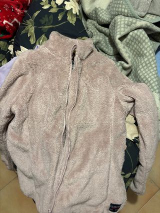 Chaqueta rosa pelo talla S