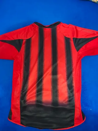 Camiseta AC Milan Adidas Vintage Opel Roja Negra