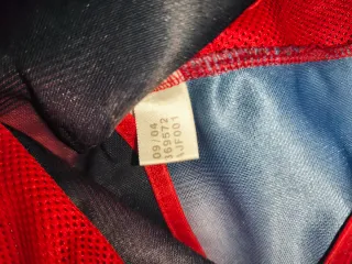 Camiseta AC Milan Adidas Vintage Opel Roja Negra