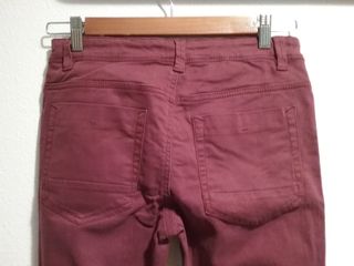 Pantalón vaquero granate niño talla 158
