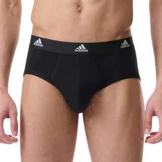 Calzoncillos slip pack 3 Hombre adidas negro