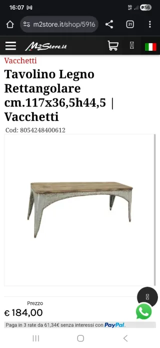 Banco rústico madera y metal