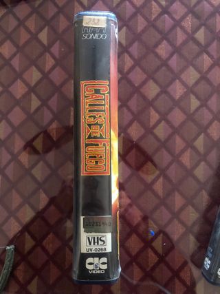 VHS Calles de Fuego (Streets of Fire)