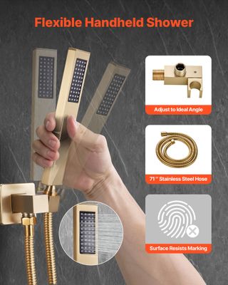 Set Doccia Sistema Doccia a Pioggia per Bagno