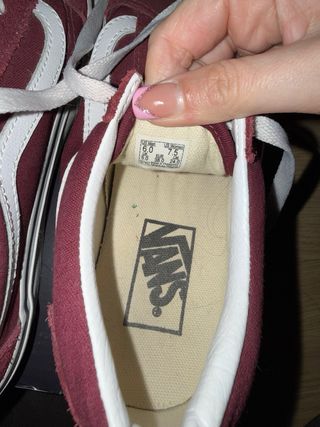 Zapatillas Vans Rojas Plataforma