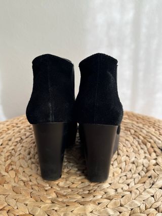 Botines Calvin Klein de ante negro talla 41 Plataforma