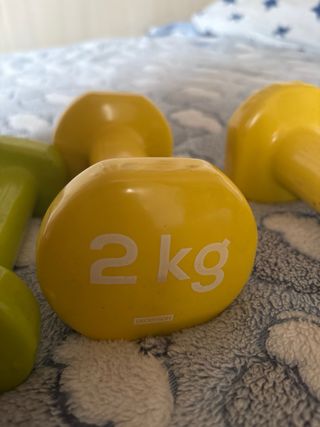 Pesas 2kg y 1kg Domynos Decathlon