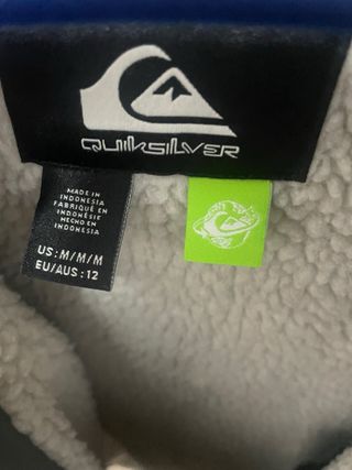 Cazadora Quiksilver niño negra y gris