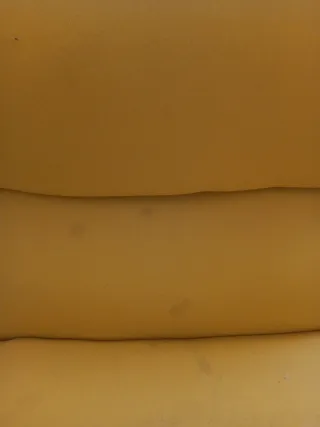 Sillón vintage tela amarillo