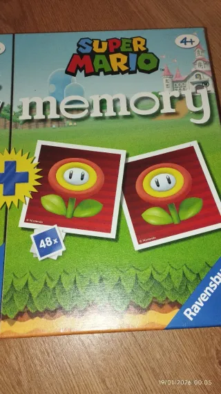 Puzzles Mario Bros + Juego Memory Ravensburger