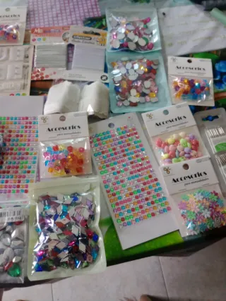 Lote 20 productos costura y adornos