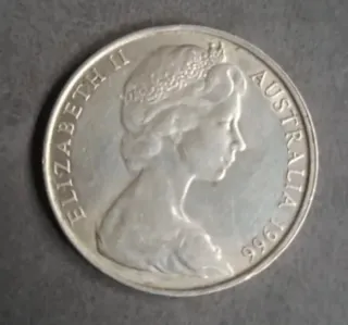 Moneta Australia 1966 Regina Elisabetta II