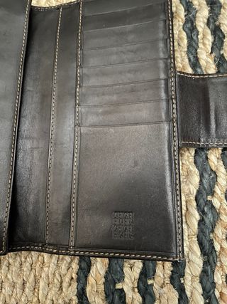 Cartera Carolina Herrera Marrón y Dorada