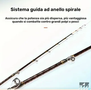 Canna da Slow Jigging e Polpo, Vertical, Calamaro