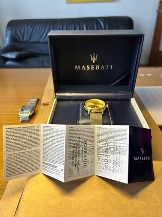 Reloj Maserati Dorado WR10ATM