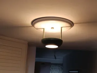 Lámpara, Plafón de Techo, halógena.