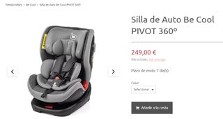 Silla coche Isofix 360º universal