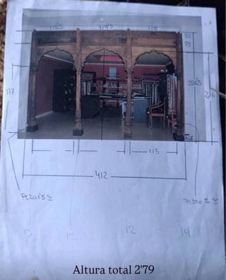 Arcada India Antigua Madera