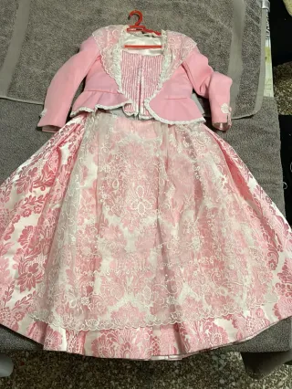 Zapatos de fiesta rosas y blancos talla 25