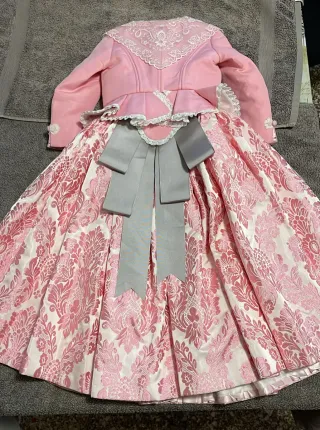 Zapatos de fiesta rosas y blancos talla 25