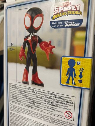 Spiderman - Figura Spidey Miles Marvel Junior