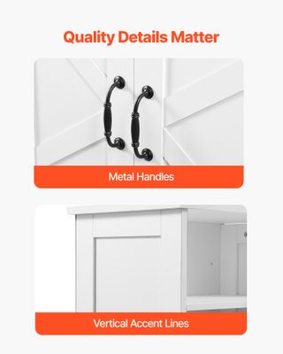 Mobiletto da Bagno Autoportante 4 Ripiani 2 Ante