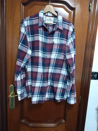 Camisa Hollister cuadros hombre