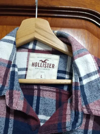 Camisa Hollister cuadros hombre