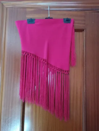 Mantoncillo Flamenca con Flecos