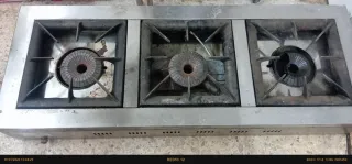 Cocina de gas 3 fuegos