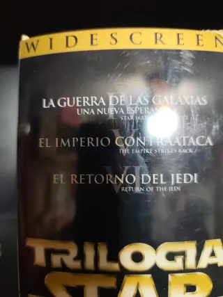 Trilogía Star Wars VHS Pack 3 Películas