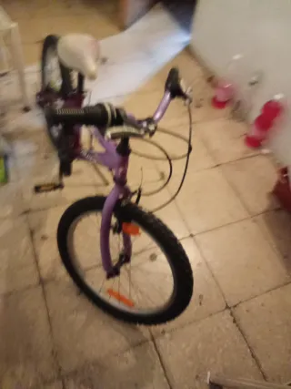 Bicicleta infantil morada