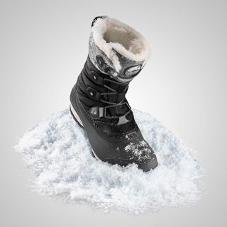 Botas de senderismo nieve cálidas e impermeables mujer,