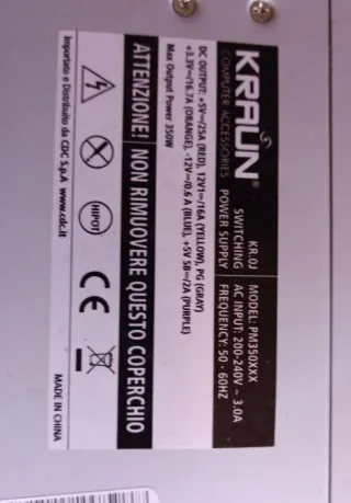 Set Alimentatori per PC Fisso