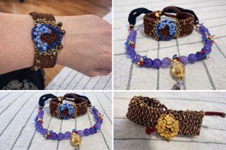 Conjunto Collar y Pulsera Elegante. Artesanal