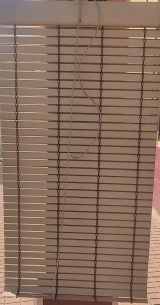 Persiana enrollable de bambú