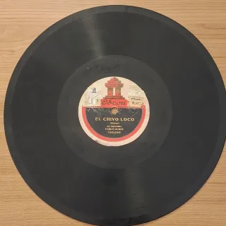 Lote 6 discos pizarra gramófono Zarzuela Variada