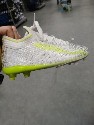 Botas de fútbol CLR FG Jaguar Boost Niño Blanco
